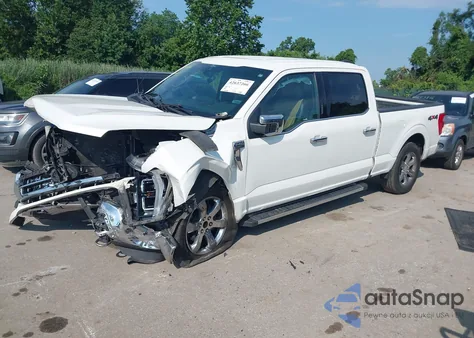 2021 Ford F-150 Lariat из США, поврежденный, VIN 1FTFW1E59MKD40177